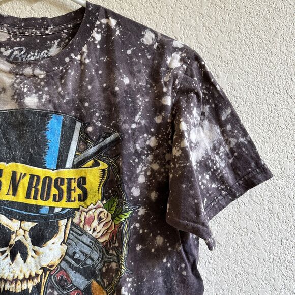 Guns N Roses Bleached Band Tee Adult Size S Distressed Bravado - Picture 5 of 6